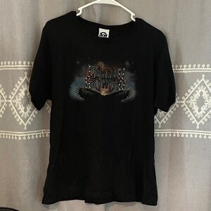 Vintage Black Cotton T-Shirt